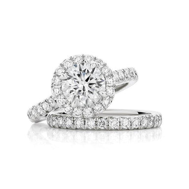 Imperial Halo Lab Grown Engagement Ring - Armans Fine Jewellery