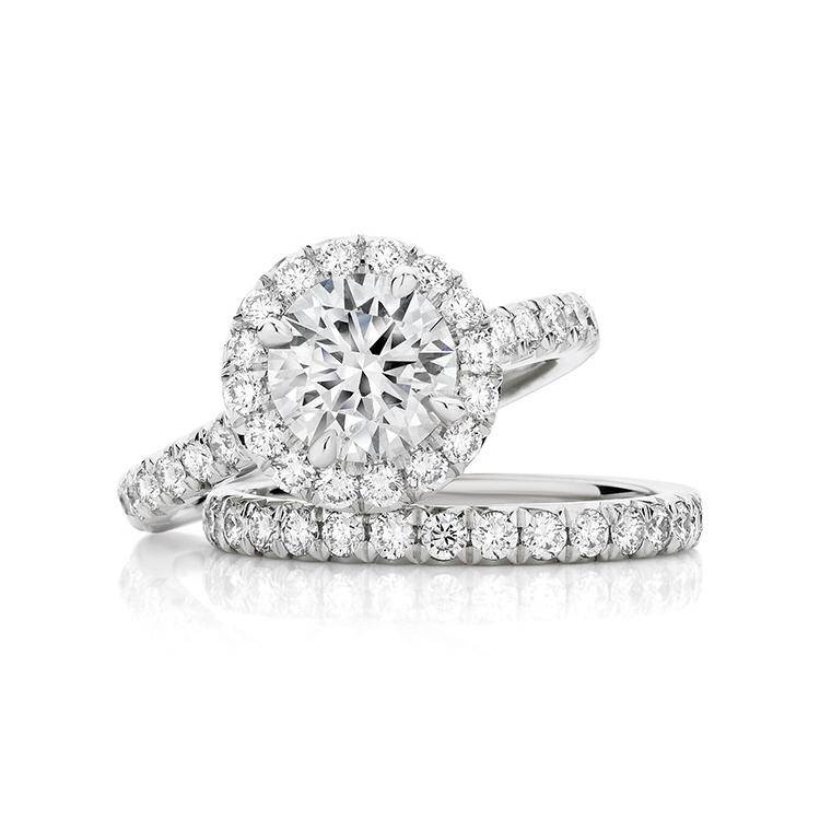 Imperial Halo Lab Grown Engagement Ring - Armans Fine Jewellery