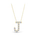 Diamond Initial Pendant - Armans Fine Jewellery