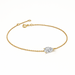 Lab Grown Pear Solitaire East West Bracelet - Armans Fine Jewellery