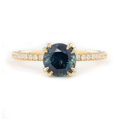 Lana Teal Blue Sapphire Engagement Ring - Armans Fine Jewellery