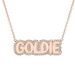 Bubble Letter Diamond Name Necklace - Armans Fine Jewellery