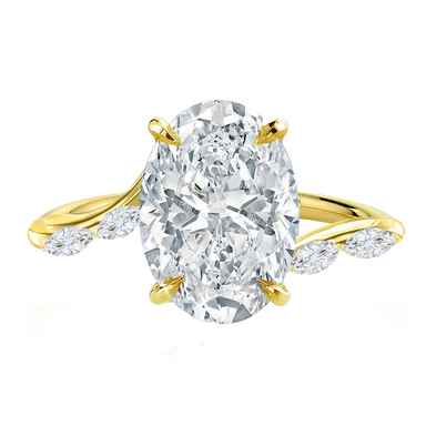 Lena Lab Grown Oval Marquise Wrap Ring - Armans Fine Jewellery