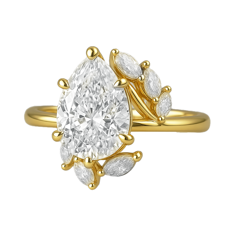 Liana Vine Lab Grown Diamond Engagement Ring - Armans Fine Jewellery