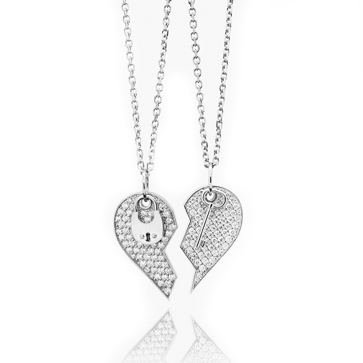 Heart locket 2025 necklace for couples