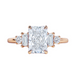 Malva Lab Grown Radiant Five Stone Engagement Ring - Armans Fine Jewellery