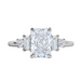 Malva Lab Grown Radiant Five Stone Engagement Ring - Armans Fine Jewellery