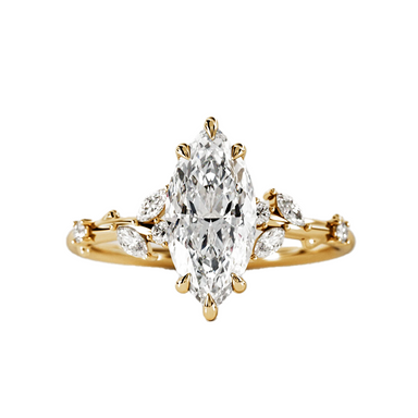 Marquise Branch Diamond Engagement Ring - Armans Fine Jewellery