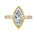 Marquise Cassia Diamond Bezel Engagement Ring - Armans Fine Jewellery