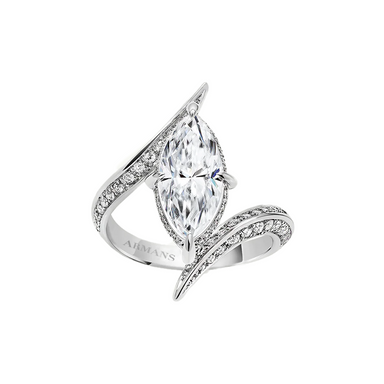 Marquise Diamond Wrap Engagement Ring - Armans Fine Jewellery