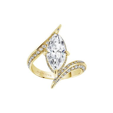 Marquise Diamond Wrap Engagement Ring - Armans Fine Jewellery