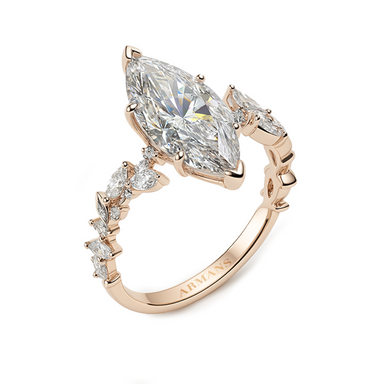 Marquise Lilia Diamond Cluster Engagement Ring - Armans Fine Jewellery