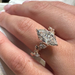 Marquise Lilia Lab Grown Diamond Cluster Engagement Ring - Armans Fine Jewellery