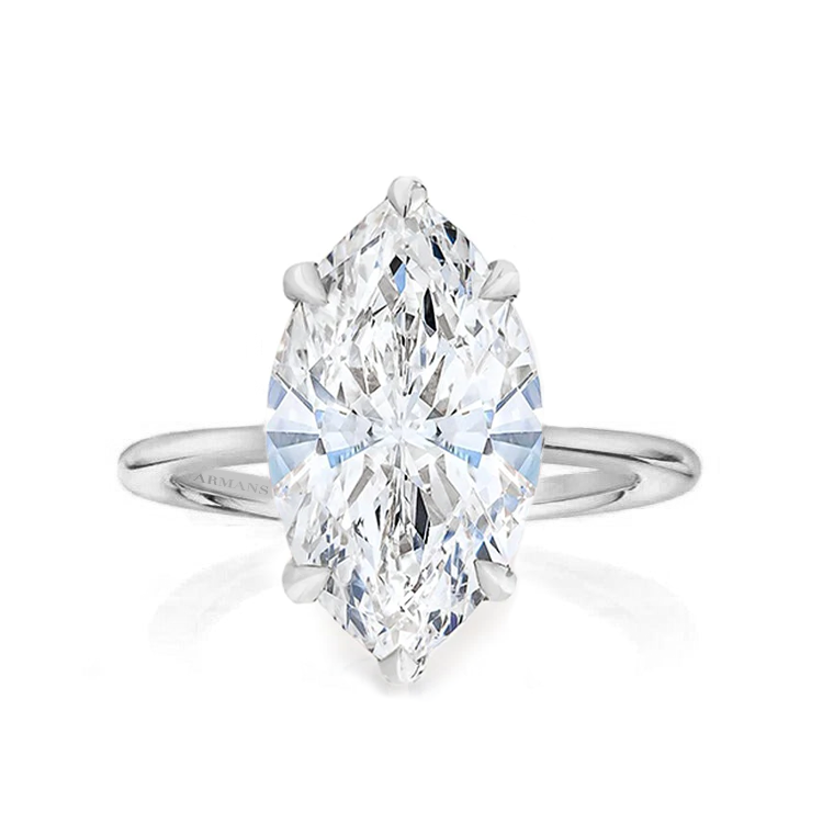 Marquise Madison Lab Grown Engagement Ring - Armans Fine Jewellery