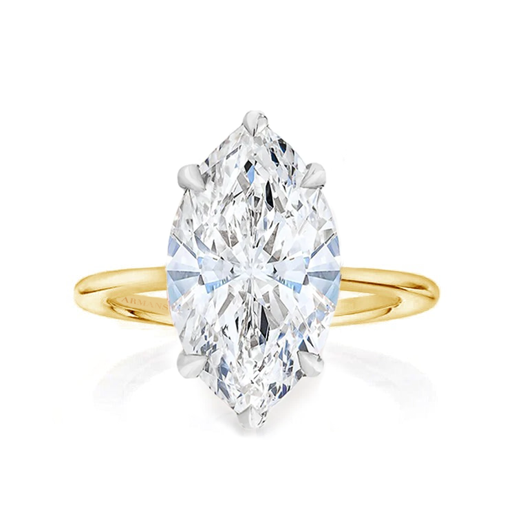 Marquise Madison Lab Grown Engagement Ring - Armans Fine Jewellery