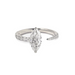 Marquise Split Engagement Ring with Diamond Band - Armans Fine Jewellery