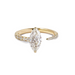 Marquise Split Engagement Ring with Diamond Band - Armans Fine Jewellery
