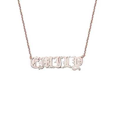 Medieval Name Pendant - Armans Fine Jewellery