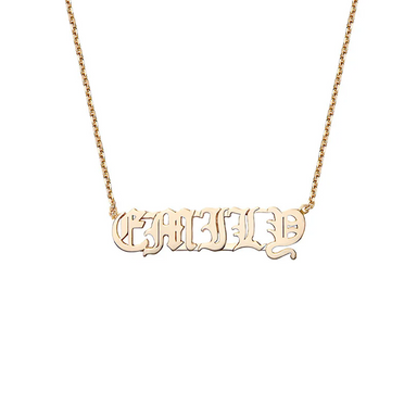 Medieval Name Pendant - Armans Fine Jewellery