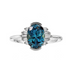 Melody Teal Sapphire Lab Grown Diamond Ring - Armans Fine Jewellery