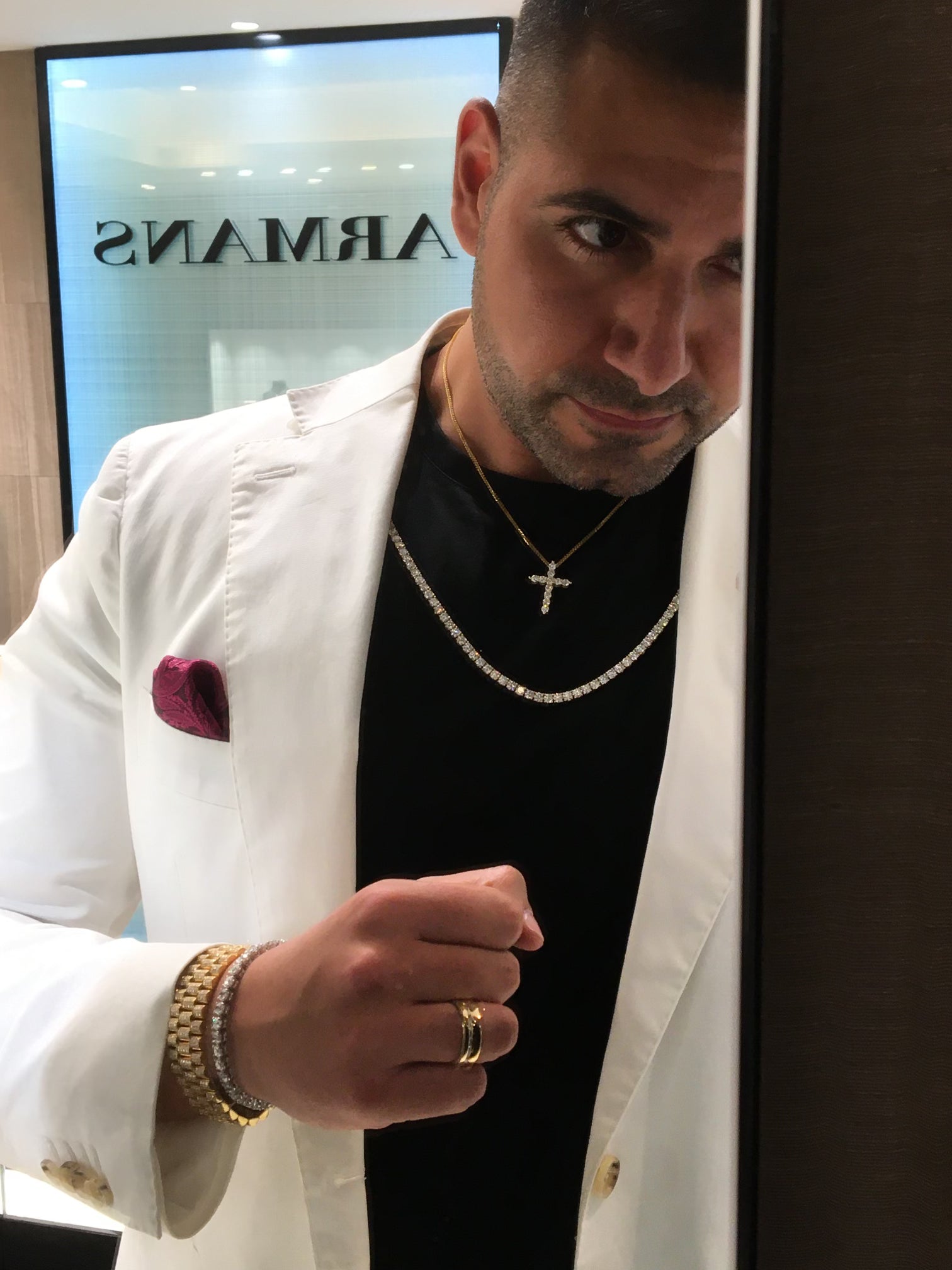 Men's Diamond Cross Necklace - Armans Fine Jewellery