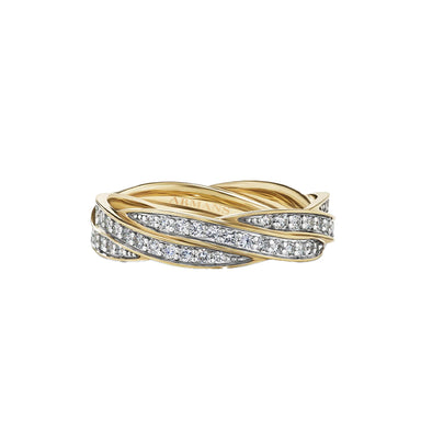Men's Diamond Intertwine Ring - Armans Fine Jewellery