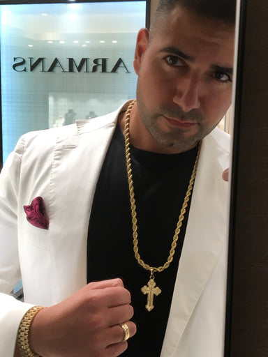 Men's Orthodox Cross Necklace - Armans Fine Jewellery