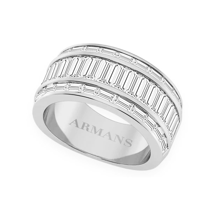 Mens Baguette Diamond Ring Armans Fine Jewellery