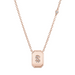 Mini Diamond Initial Nameplate Necklace - Armans Fine Jewellery