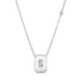 Mini Diamond Initial Nameplate Necklace - Armans Fine Jewellery