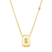 Mini Diamond Initial Nameplate Necklace - Armans Fine Jewellery