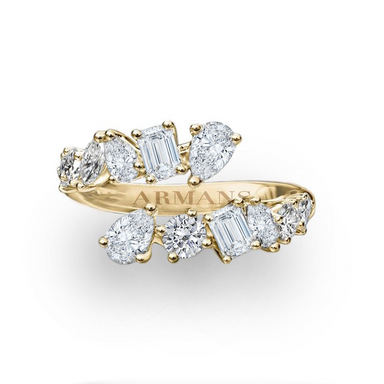 Mixed Diamond Wrap Ring - Armans Fine Jewellery
