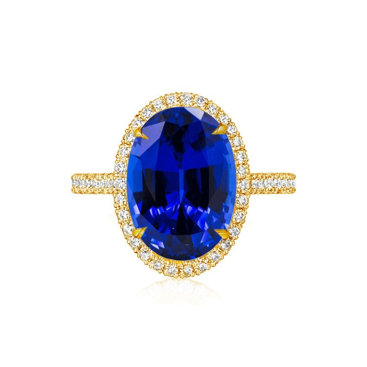 Monaco Sapphire Engagement Ring - Armans Fine Jewellery