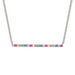 Multicoloured Beam Necklace - Armans Fine Jewellery