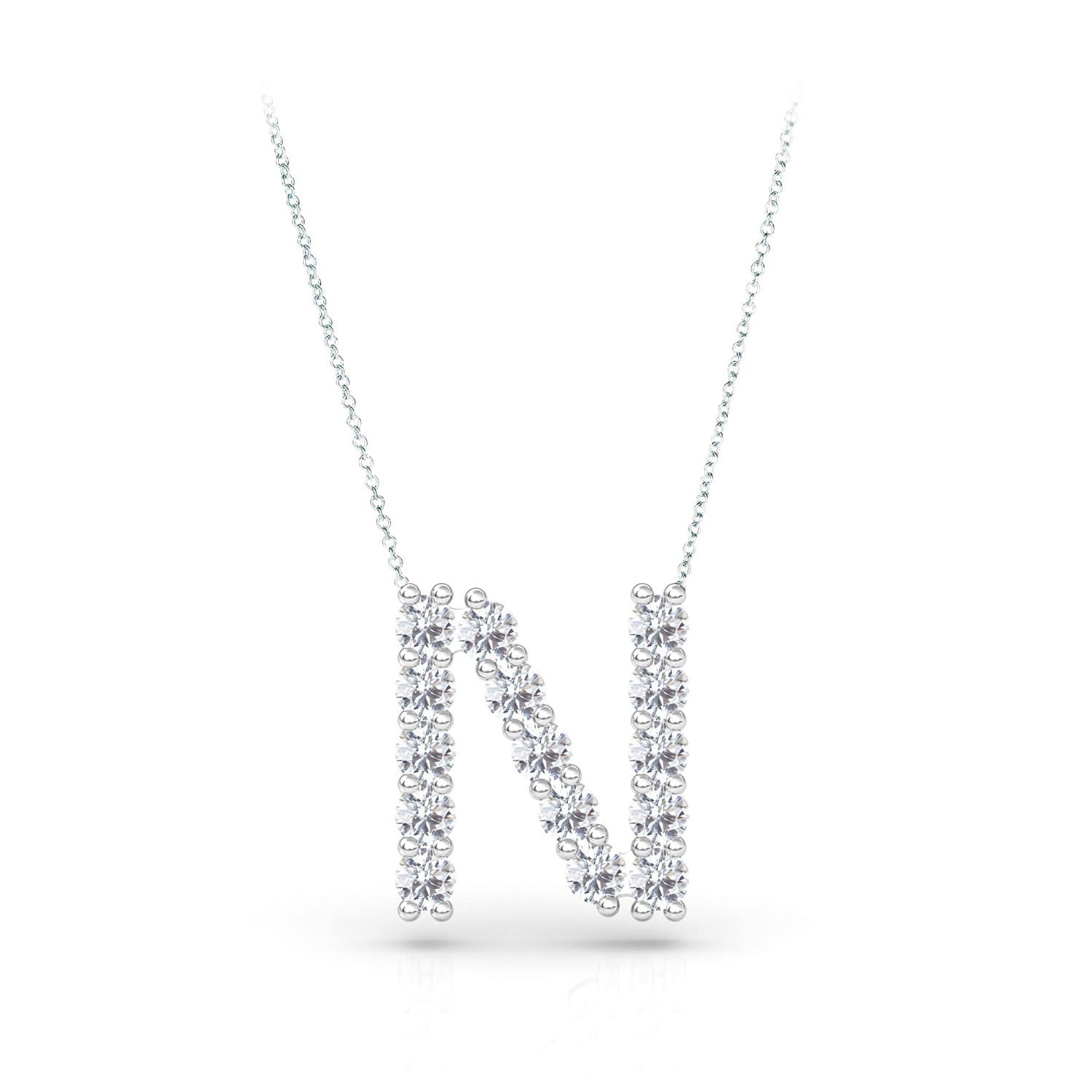 Diamond Initial Pendant - Armans Fine Jewellery