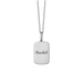 Nameplate Dog Tag Necklace - Armans Fine Jewellery