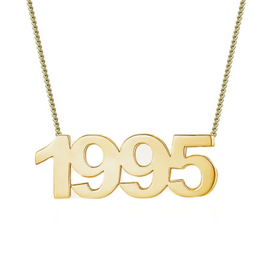 Solid Gold Number Necklace - Armans Fine Jewellery