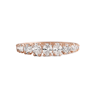 Oval Cut Diamond Eternity Band - Armans Fine Jewellery