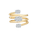 Oval Diamond Spiral Ring - Armans Fine Jewellery