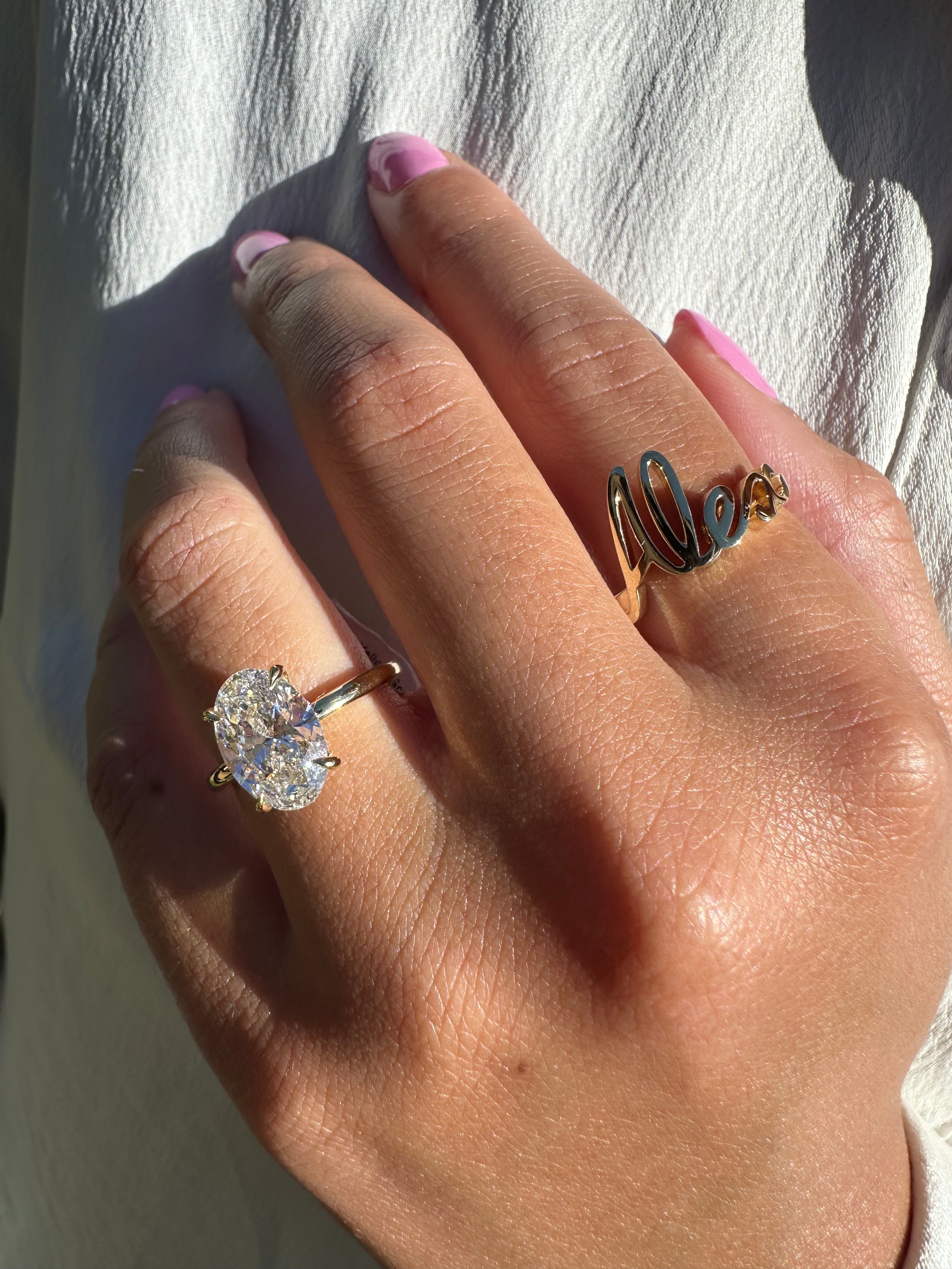 Oval Madison 6 Claw Engagement Ring - Armans Fine Jewellery