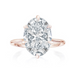 Oval Madison 6 Claw Lab Grown Engagement Ring - Armans Fine Jewellery