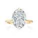 Oval Madison 6 Claw Lab Grown Engagement Ring - Armans Fine Jewellery