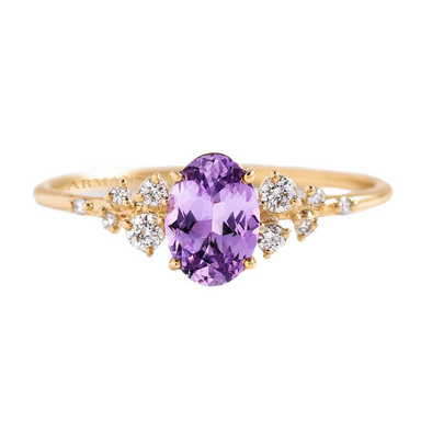 Aurora Purple Sapphire Engagement Ring - Armans Fine Jewellery