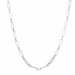 Paper Clip Chain Link Necklace - Armans Fine Jewellery
