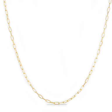 Paper Clip Chain Link Necklace - Armans Fine Jewellery