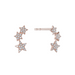 Pavé Three Star Studs - Armans Fine Jewellery