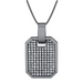 Pavé Diamond Dog Tag Necklace - Armans Fine Jewellery