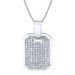 Pavé Diamond Dog Tag Necklace - Armans Fine Jewellery