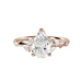 Pear Lab Grown Diamond Leaf Engagement Ring - Armans Fine Jewellery