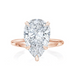 Pear Madison Lab Grown 5 Claw Engagement Ring - Armans Fine Jewellery